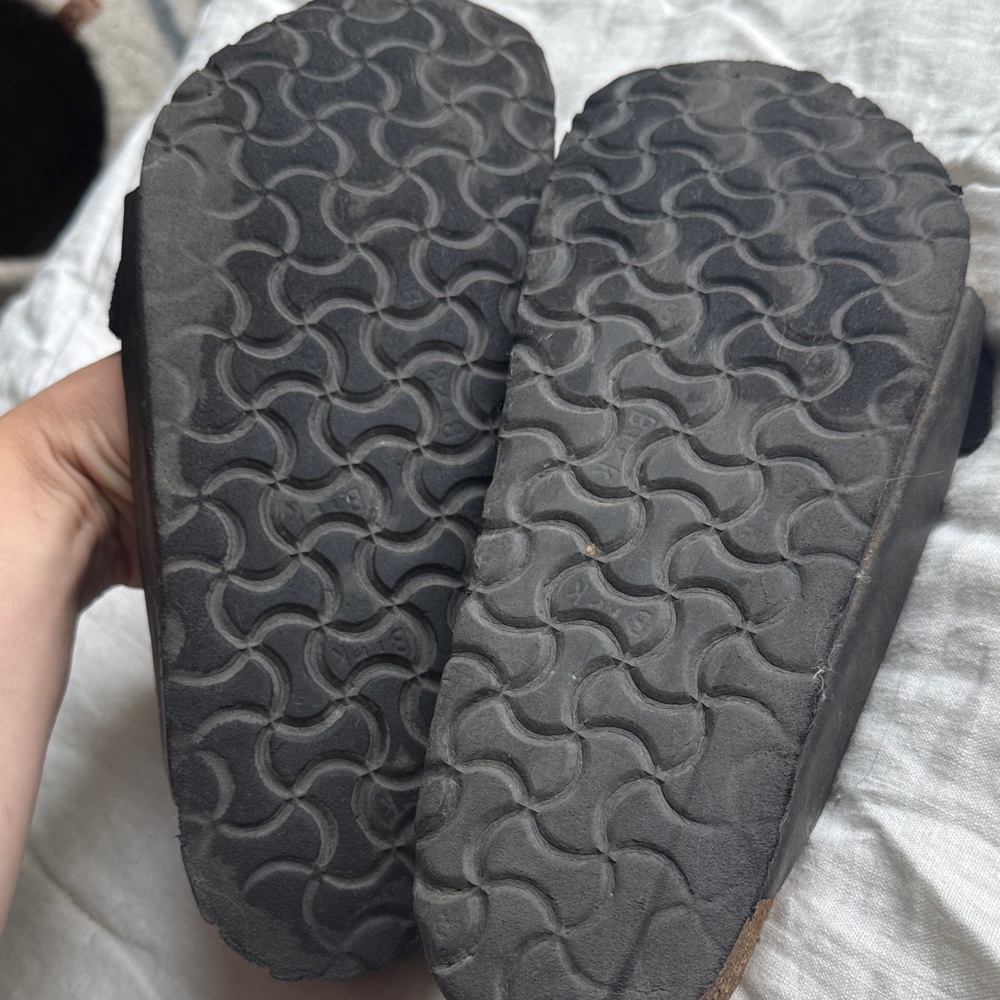 Birkenstock Black Leather Sandals - Picture 3 of 4